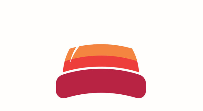 Stylized red and orange emergency vehicle siren light bar icon on a white background.
