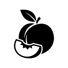 “A minimalist black and white vector illustration of a computer RAM chip icon. The design features a rectangular microchip with rounded corners, detailed with small contact pins on both sides, and the