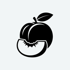 “A minimalist black and white vector illustration of a computer RAM chip icon. The design features a rectangular microchip with rounded corners, detailed with small contact pins on both sides, and the