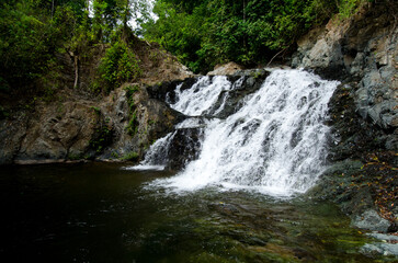 Fototapeta premium Waterfall on the Chagres River, Chagres National Park, Panama, Central America - stock photo