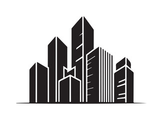 Obraz premium Building icon, City, real estate, Architecture buildings icons, Building web icons, vector illustration EPS 10.