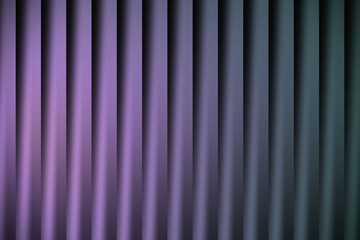 Purple and blue vertical blinds with gradient effect