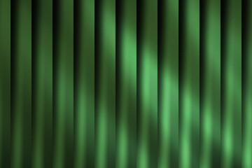 Green abstract background with vertical lines and light effect