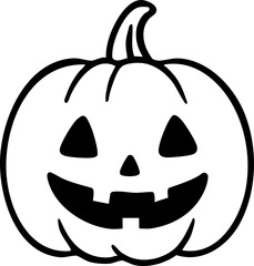 Jack-o’-Lantern Pumpkin Illustration