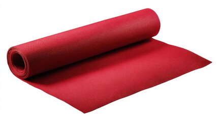 Roll of red paper for arts and crafts projects