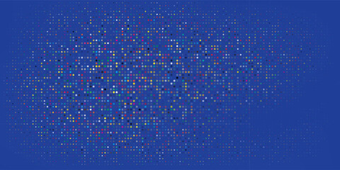 Light Blue, Green vector red banner with set of circles, dots. gradient modern nice