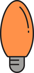 Electric Light Bulb Icon
