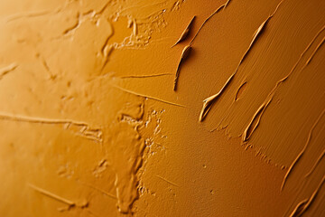 Textured Orange Plaster Wall &ndash; Rough Artistic Surface
