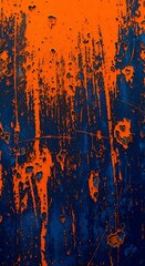 Fototapeta premium Abstract Orange and Blue Texture - A Striking Visual Composition.