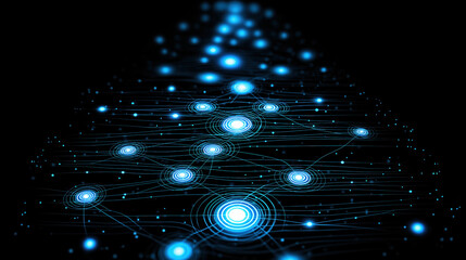 
Futuristic Binary Code Grid Background with Glowing Blue Digital Data Stream Technology Pattern for Cyber Security Network Programming Abstract Interface Design Illustration