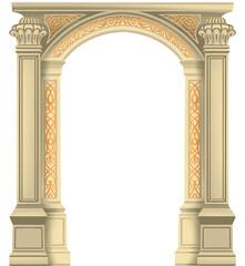 Archway with Decorative Carvings