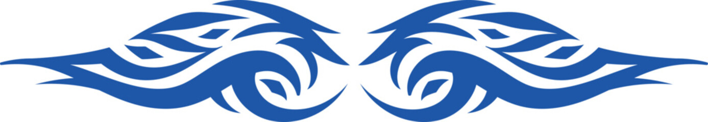  Tribal tattoo border element