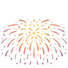 illustration of colorful fireworks