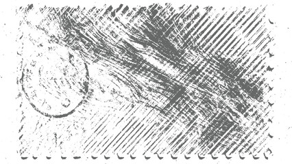 Distressed gray stamp texture background vector