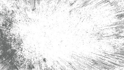 Gray distressed grunge texture with radial lines and speckles background
