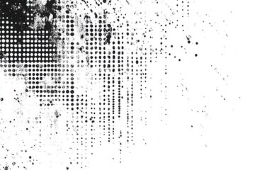 Halftone gradient with retro digital effect for comics style designs and overlays