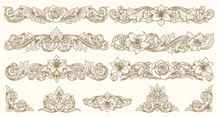 Vintage Baroque Victorian frame border, frame flower pattern vector floral engraved scroll ornament leaf retro decorative design. filigree calligraphic heraldic shield swirl