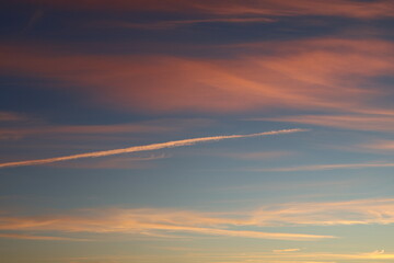 clouds at sunset