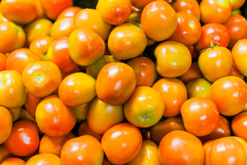 Background of red tomatoes for sale 
