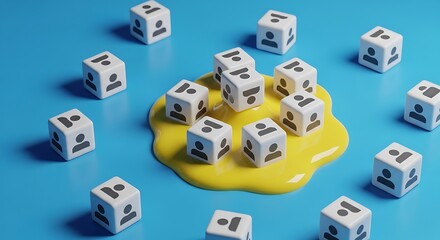 Conceptual Representation of User Data and Social Networks with Dice.