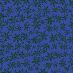 Fototapeta premium textile design with abstract flower pattern
