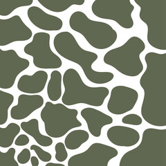 Olive Green Safari Giraffe Pattern for Seamless Backgrounds