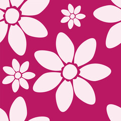 Exotic hand drawn flowers, seamless patterns with floral for fabric, textiles, clothing, wrapping paper, cover, banner, home decor, abstract backgrounds