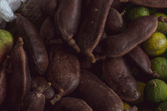Tamarind tropical fruit - Tamarindus indica