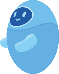 Cute Light Blue Robot 