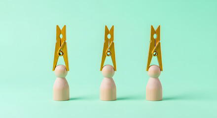 Stress, headache and mental health concept, pressure, overworked, exhausted and burnout, overwhelmed by information, migraine attack