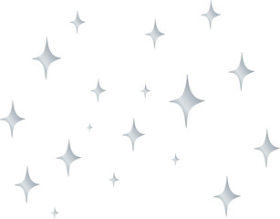 Scattered Silver Stars 