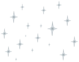 Glittering Starbursts Silver