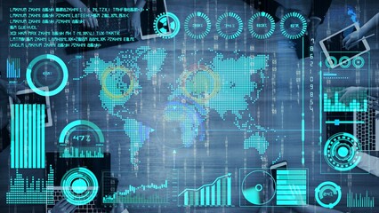 Connection network visualization showing global connection, network communication, digital connection analytic. Connect networks tool support real-time insight and improve connection system. Thunk