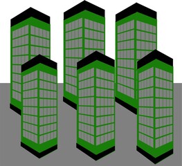 modern office building with windows