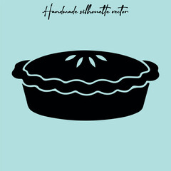 vector illustration of a cake