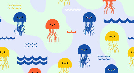 Jellyfish pattern © masiku