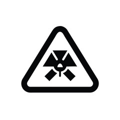 radiation warning sign