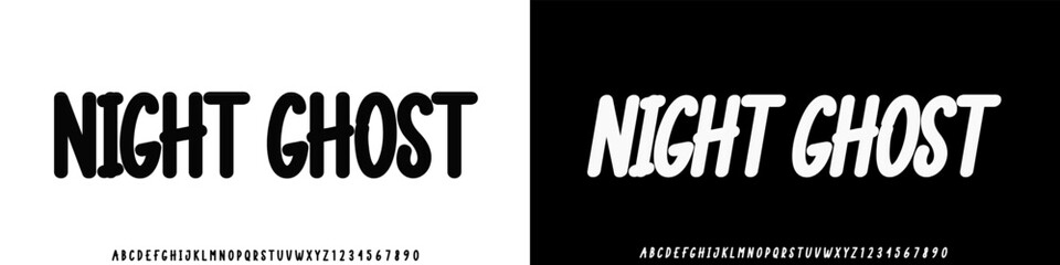 Modern Bold Font. Sans Serif Font. Regular Uppercase Lowercase Typography urban style alphabet fonts for fashion, sport, technology, digital, movie, logo design, vector illustration