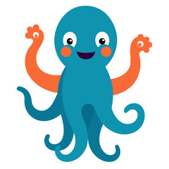 funny octopus cartoon