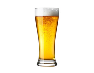 glass of beer isolated