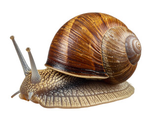 snail isolated on white background