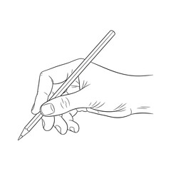 hand with pen