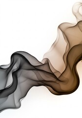 煙 背景素材 白バック 抽象的デザイン 40文字