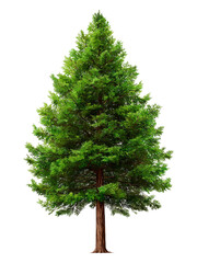 christmas tree isolated on white