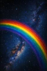 Rainbow Fantasy Art: Vibrant Nature, Abstract & Cosmic Digital Painting Collection