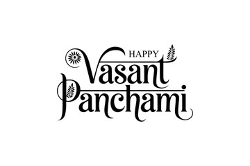 Vasant Panchami Festive Typography 