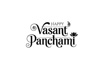 Vasant Panchami Typography –  Hindu Festival Calligraphy Designs