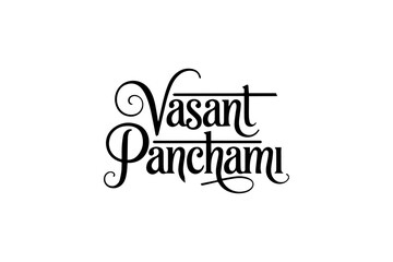 Vasant Panchami Typography –  Hindu Festival Calligraphy Designs