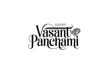 Vasant Panchami Typography –  Hindu Festival Calligraphy Designs