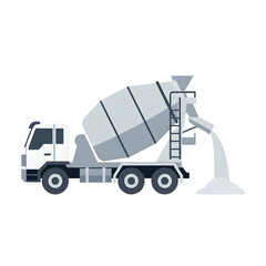 Fototapeta premium Concrete Mixer Truck Vector